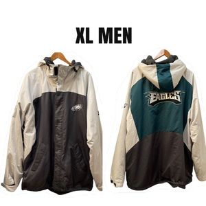 Reebok Philadelphia Eagles Hooded men’s XL Jacket